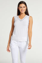 White || Jackson Pima Tank