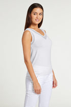 White || Jackson Pima Tank