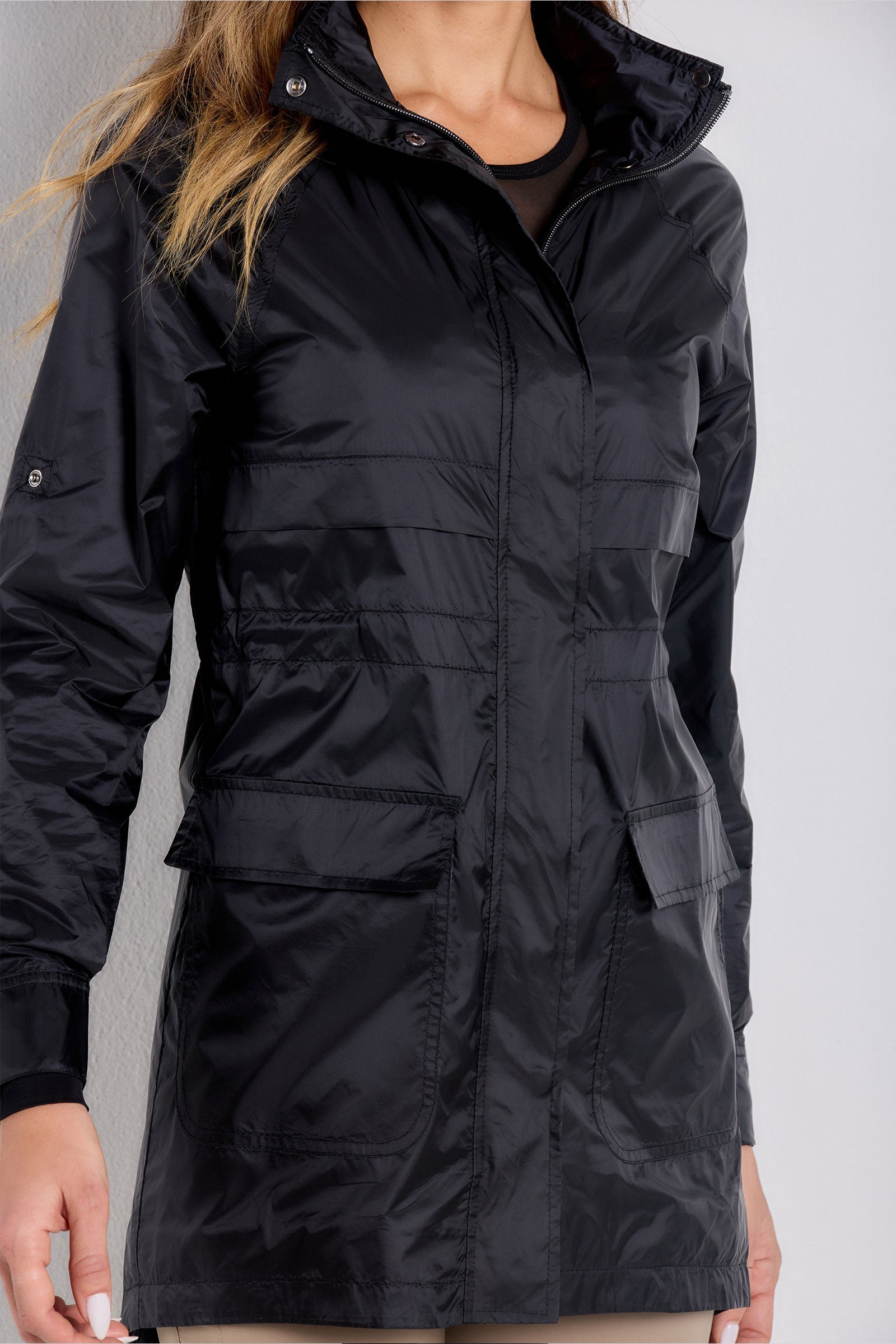 Black || Ramona Windbreaker Jacket
