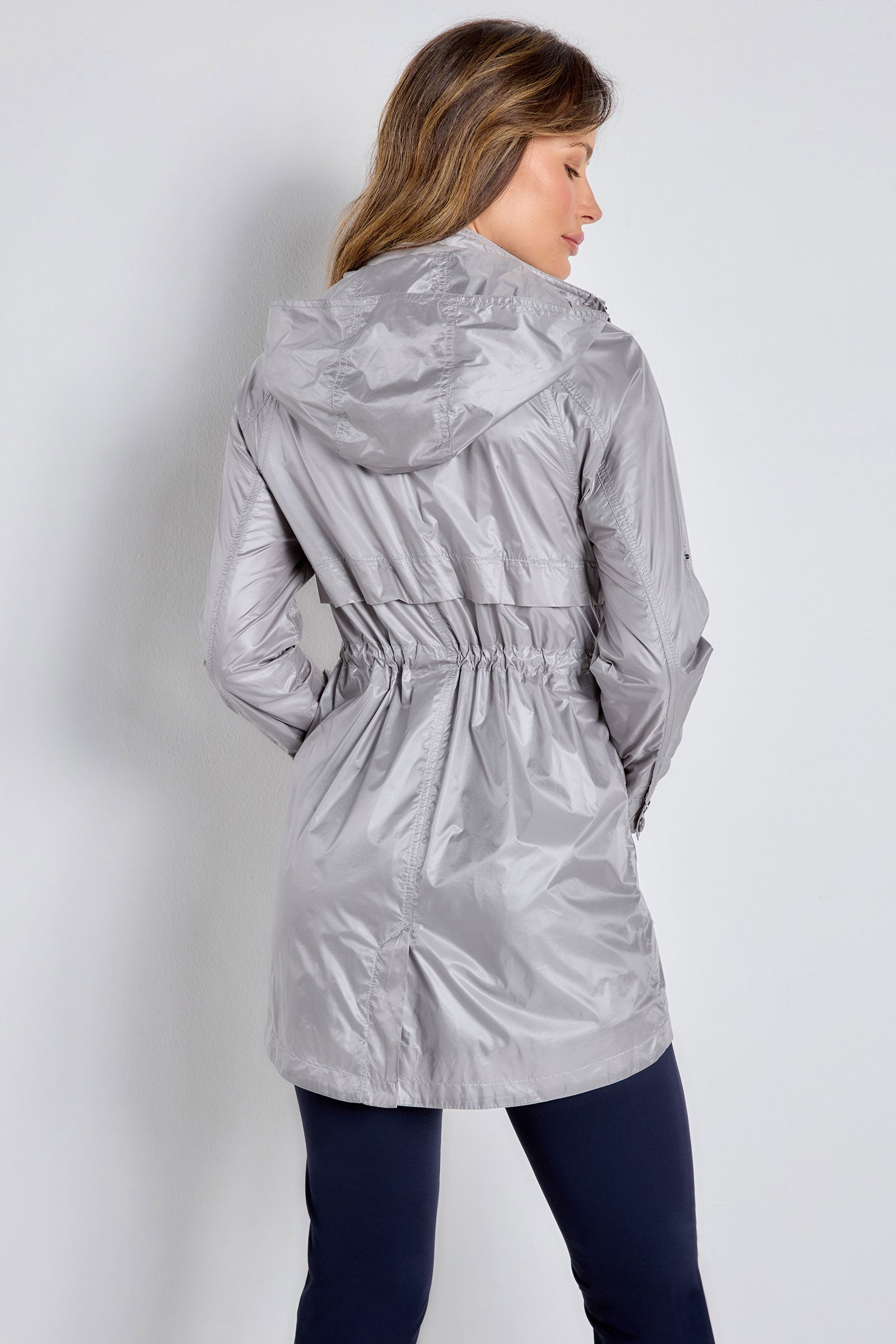 SILVER GREY || Ramona Windbreaker Jacket
