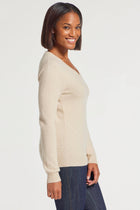 Oatmeal Heather || Etta Cashmere Sweater